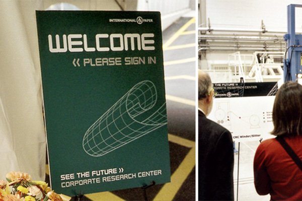 Campaign theme and graphics were carried over to the grand opening event way-finding and informational tour signage.